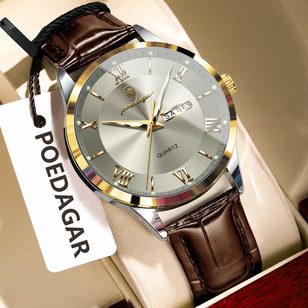 Executive Leather Watch