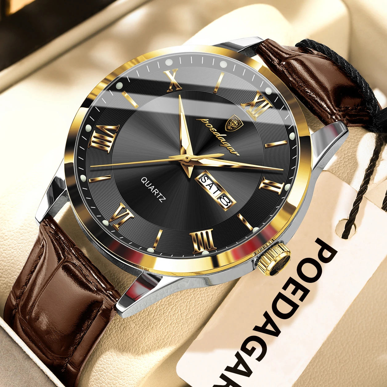 Executive Leather Watch