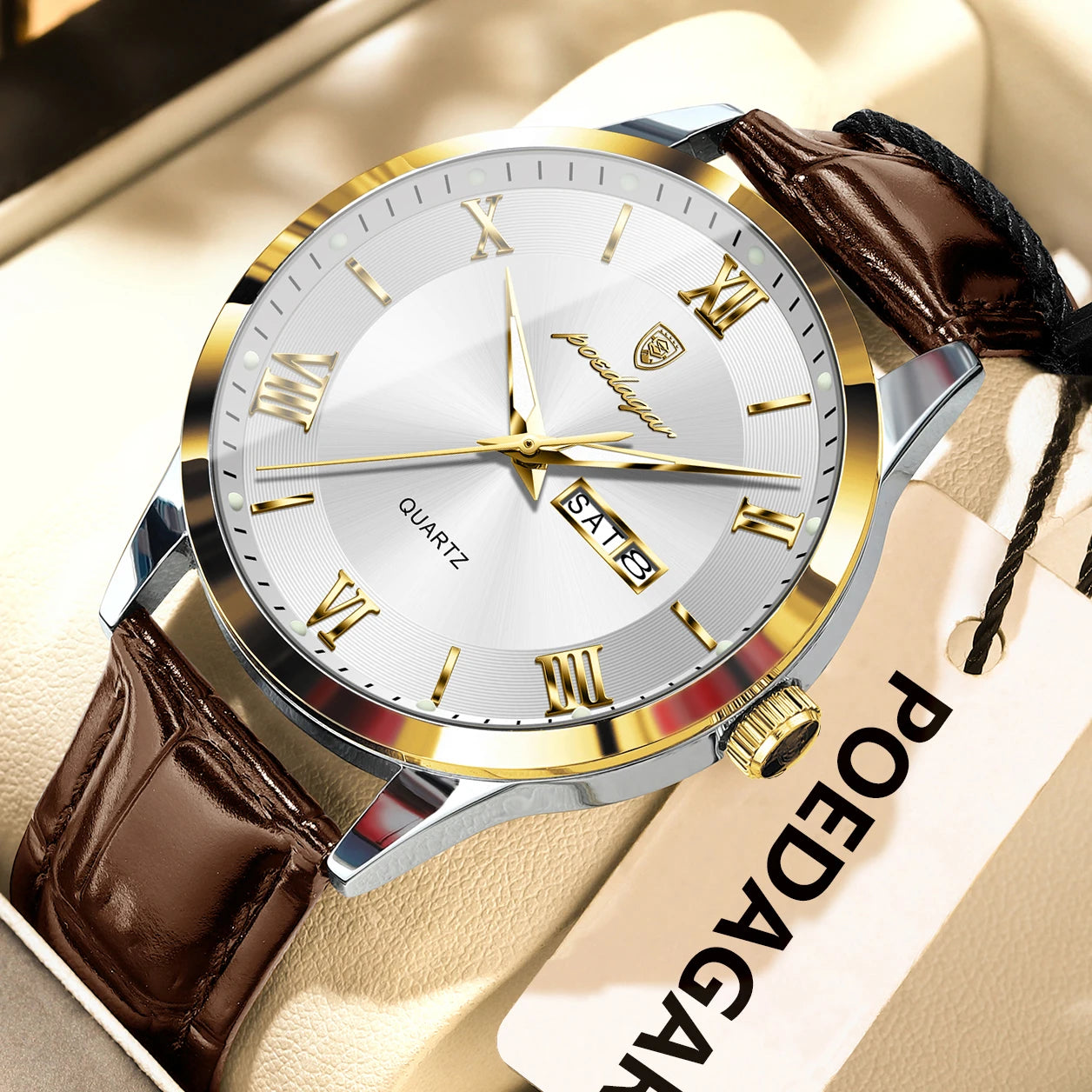 Executive Leather Watch