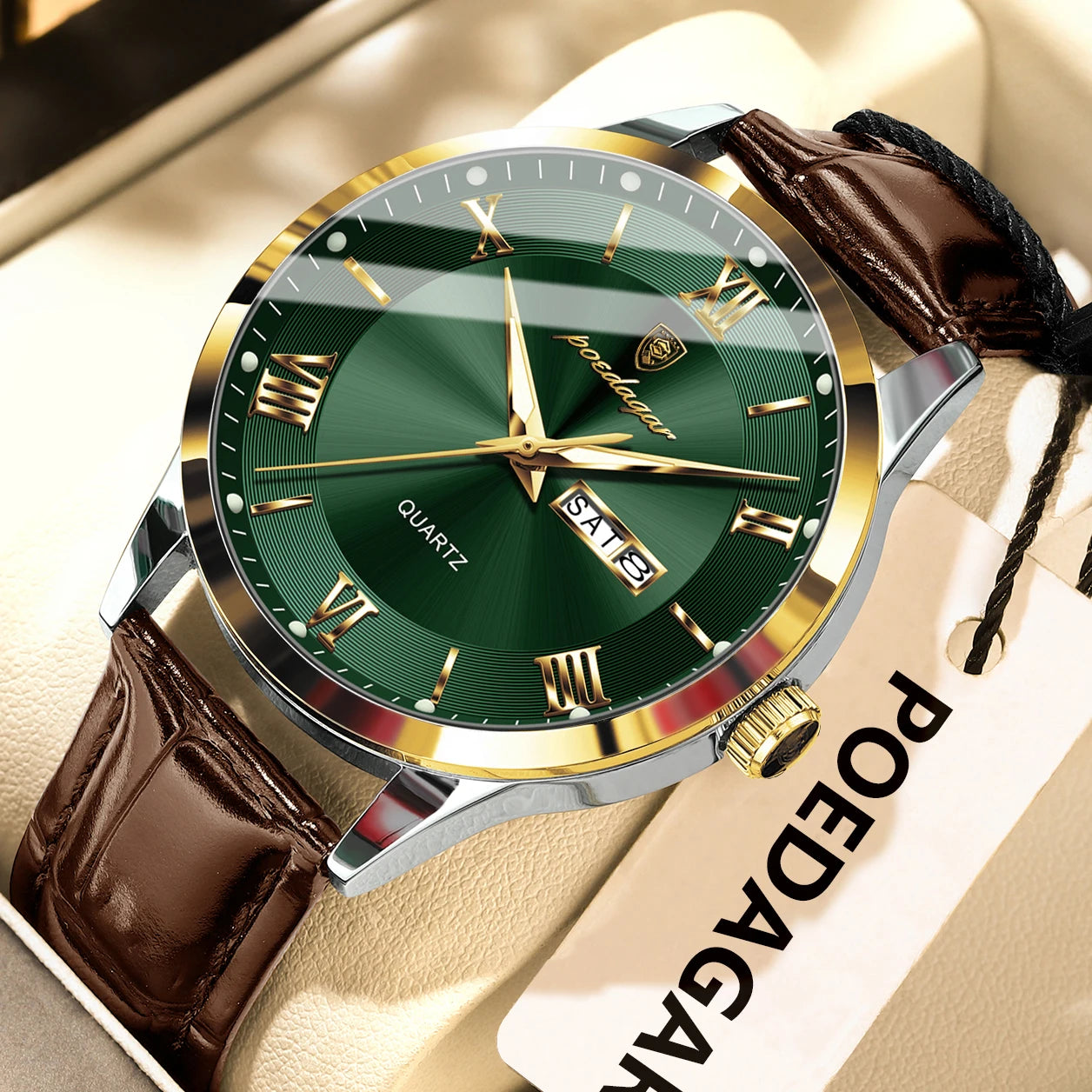 Executive Leather Watch