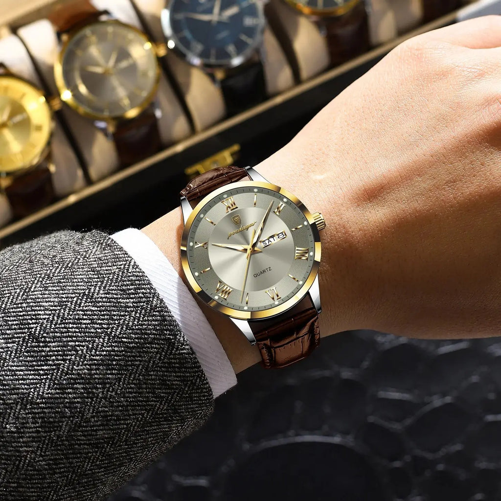 Executive Leather Watch