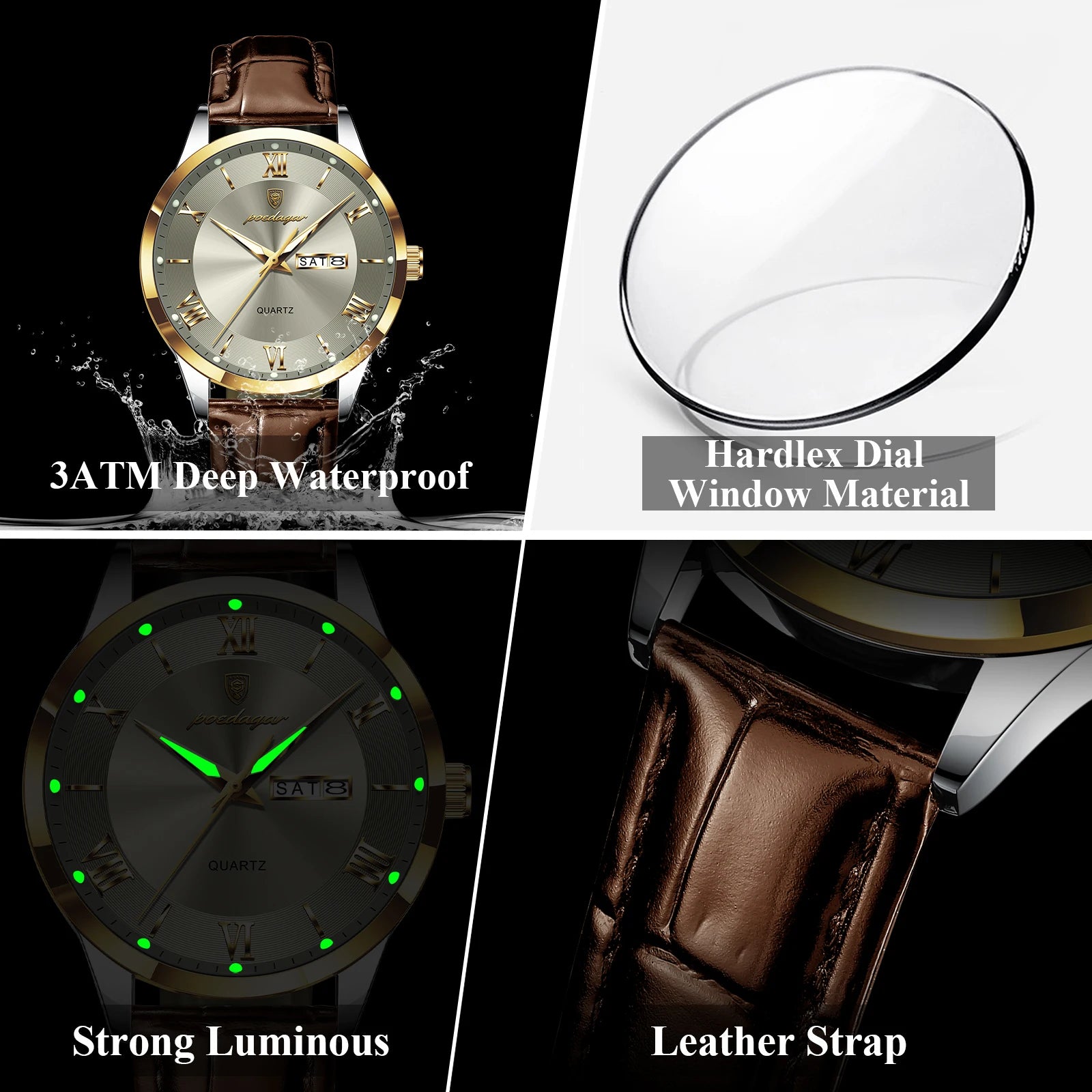 Executive Leather Watch