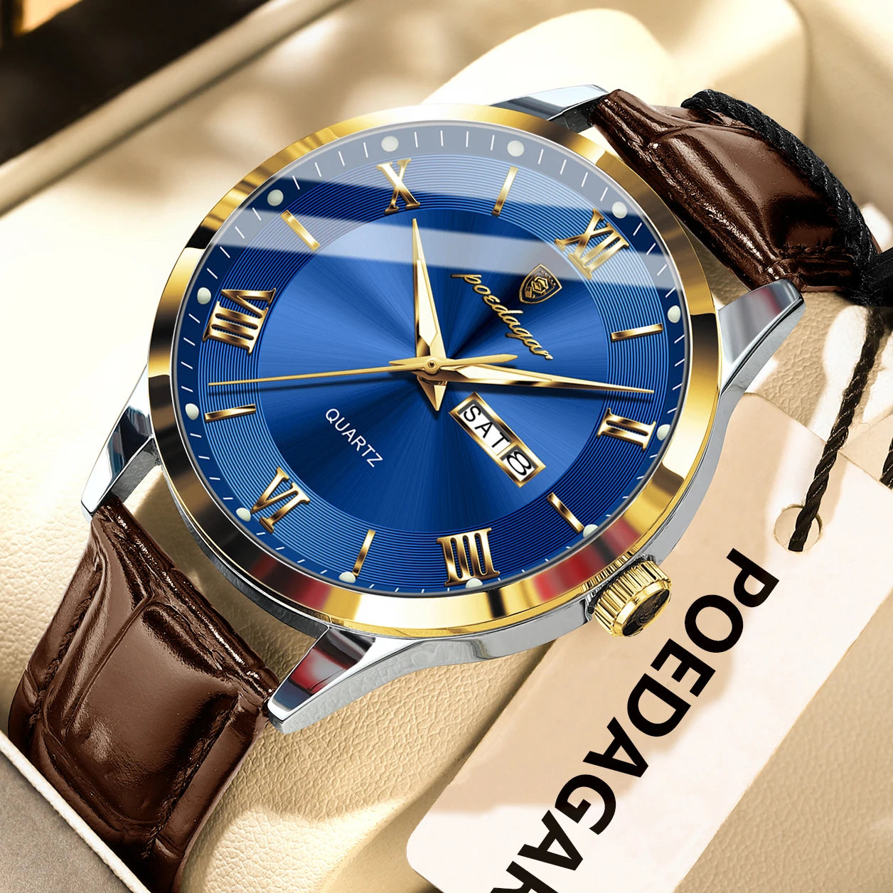 Executive Leather Watch