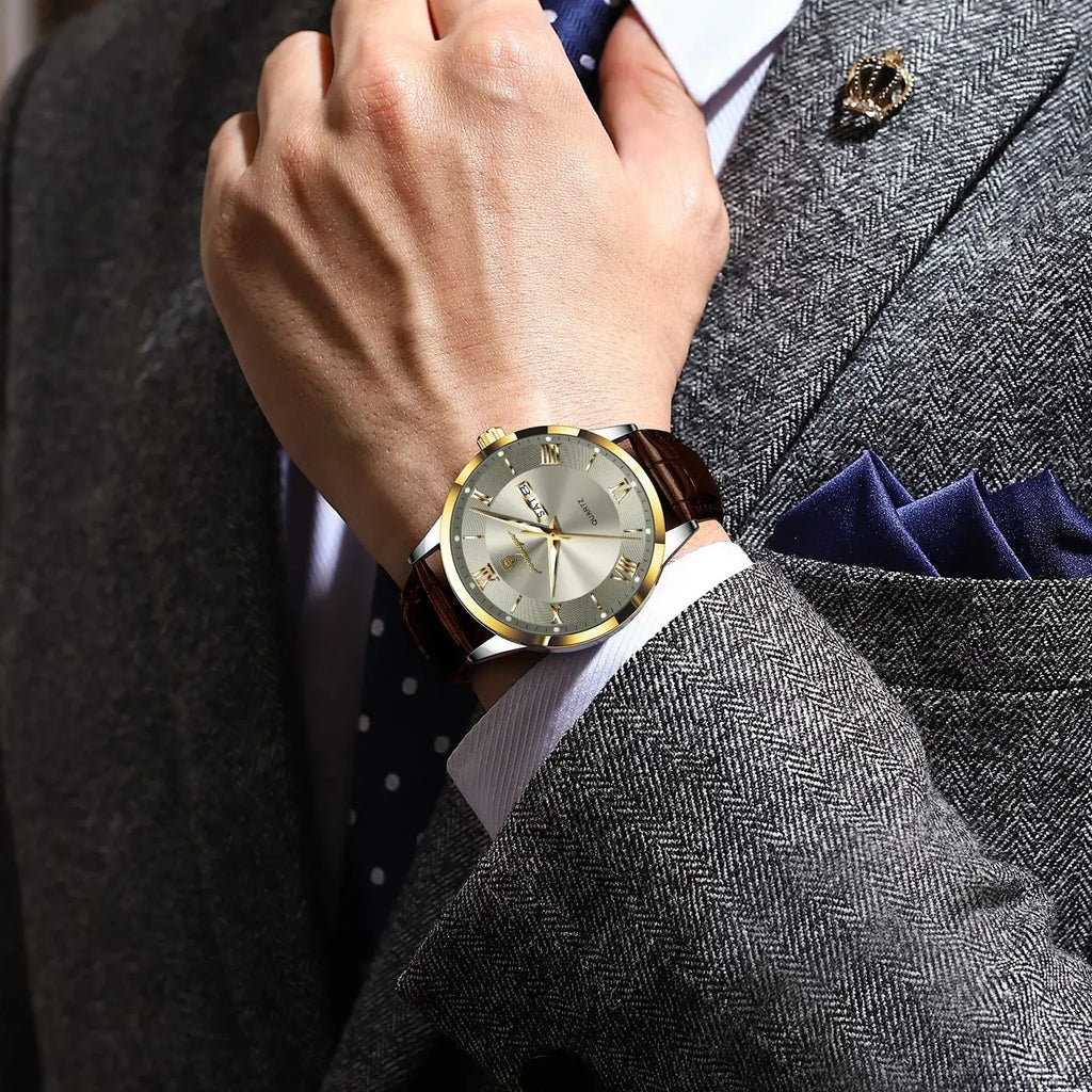 Executive Leather Watch