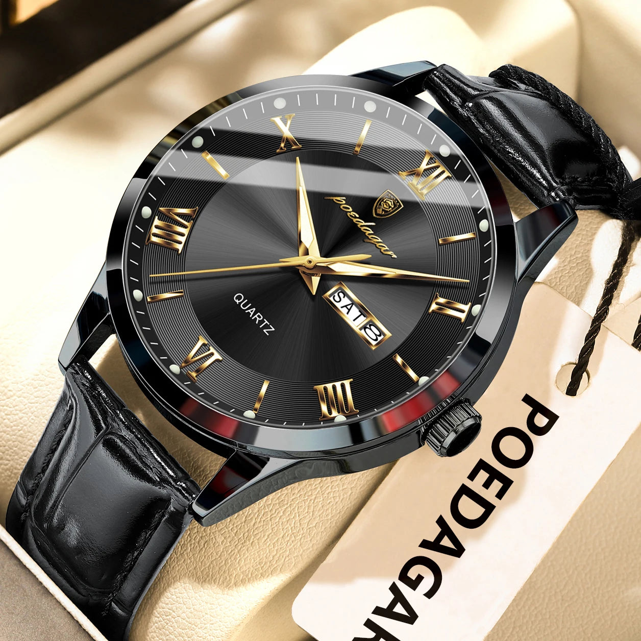 Executive Leather Watch