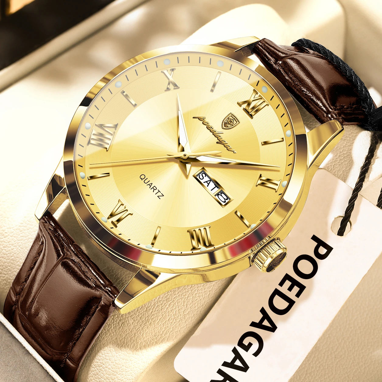 Executive Leather Watch