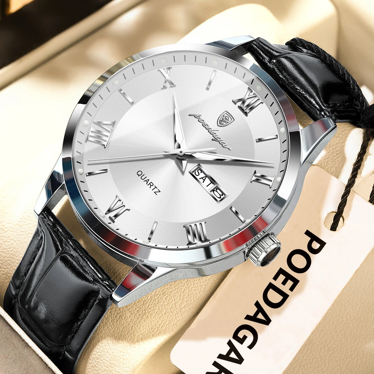 Executive Leather Watch