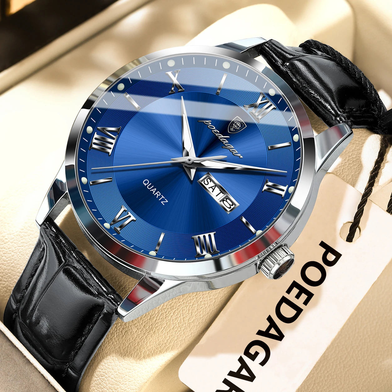 Executive Leather Watch