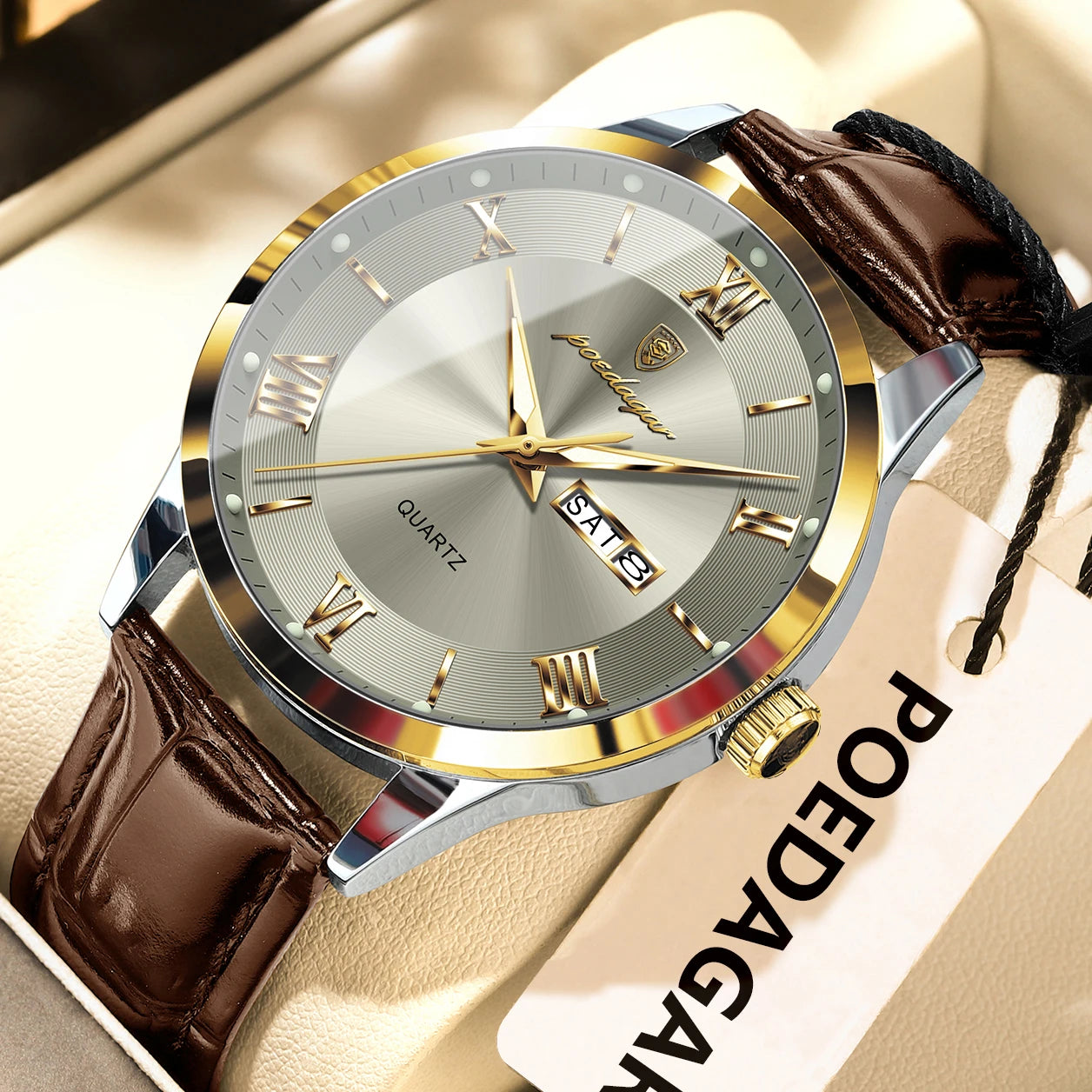 Executive Leather Watch